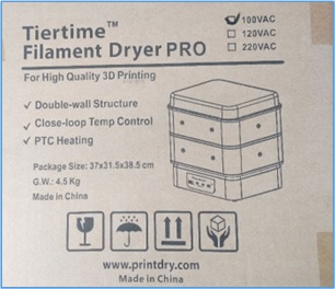 Tiertime製Filament Dryer PRO