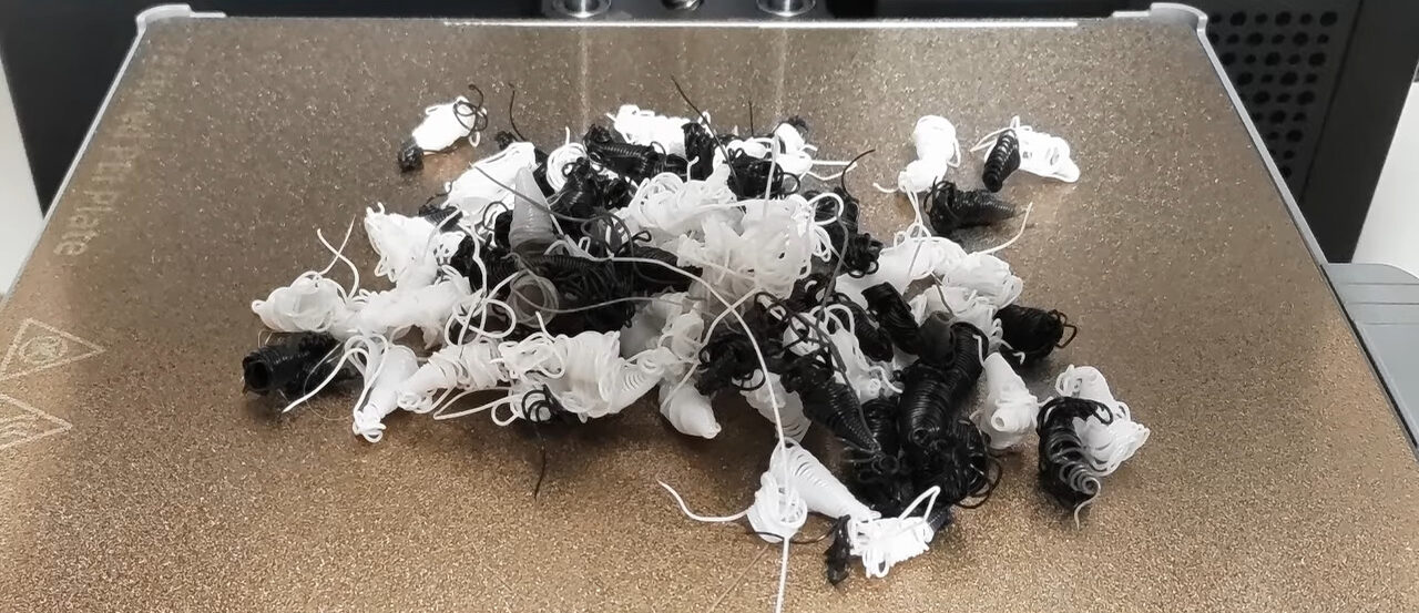 フィラメントゴミ、フラッシュ