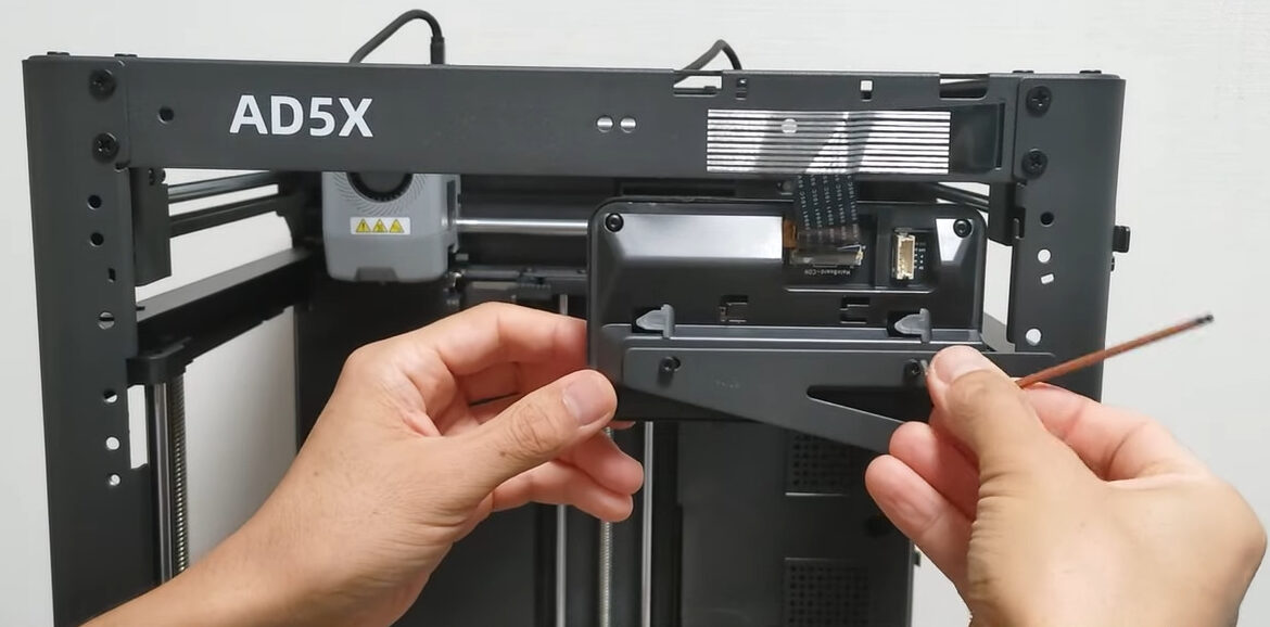 AD5X、操作パネル取り付け