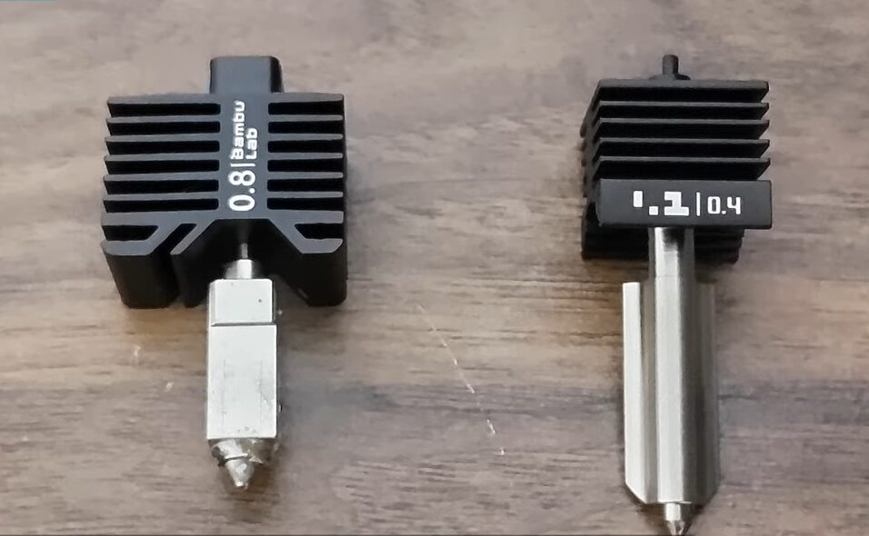 P1SとP2Sのノズルの違い