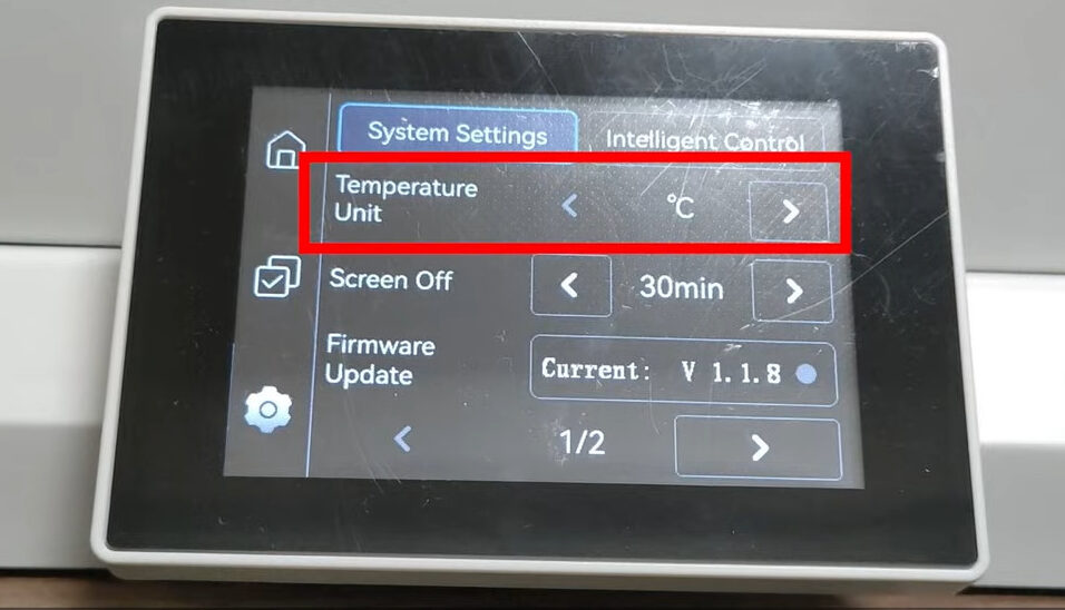摂氏・華氏・温度表示